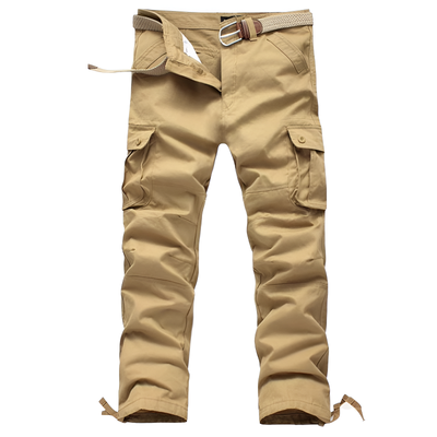 Pantaloni cargo militari uomo
