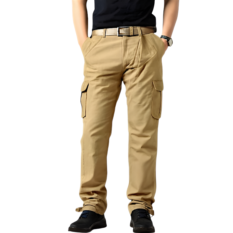 Pantaloni cargo militari uomo