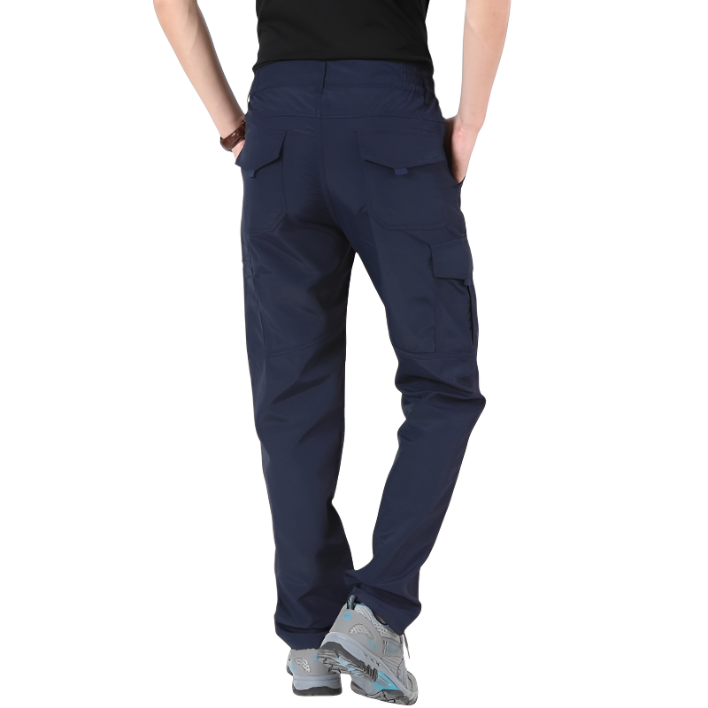 Pantaloni cargo blu uomo