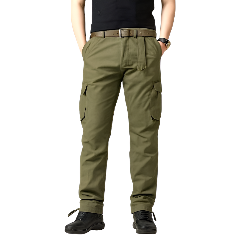 Pantaloni cargo militari uomo