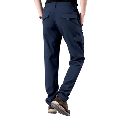 Pantaloni cargo blu uomo