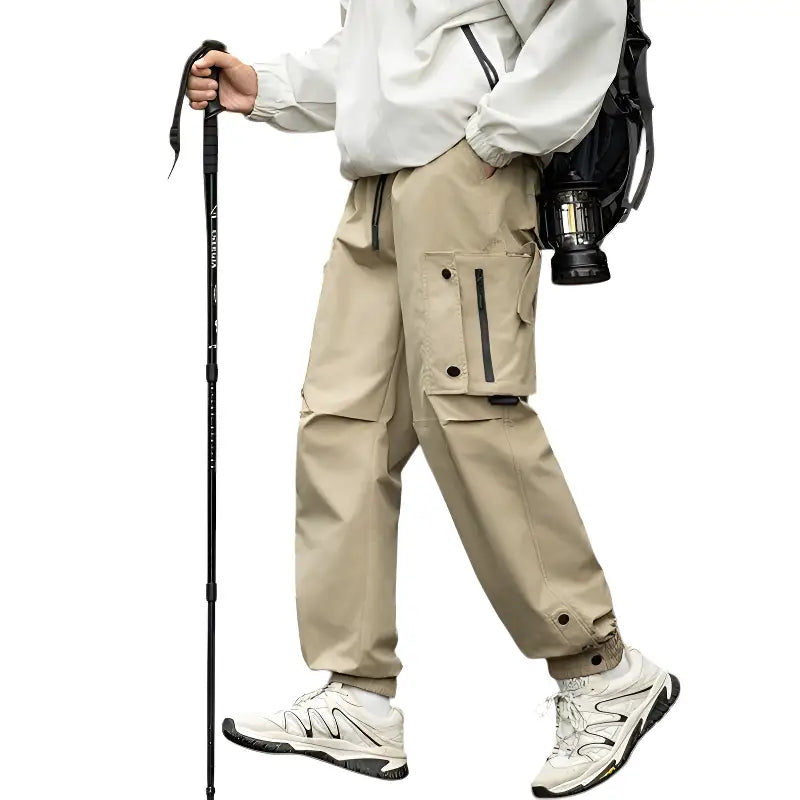 Pantalon de trekking kaki