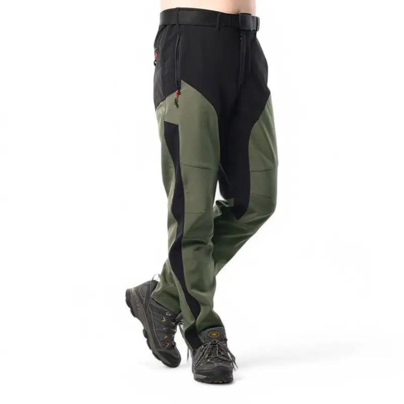 Pantalon randonnée doublé polaire homme