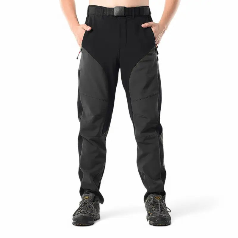 Pantalon randonnée doublé polaire homme