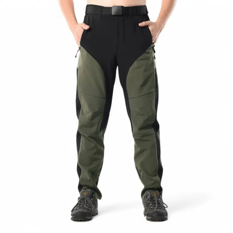 Pantalon randonnée doublé polaire homme