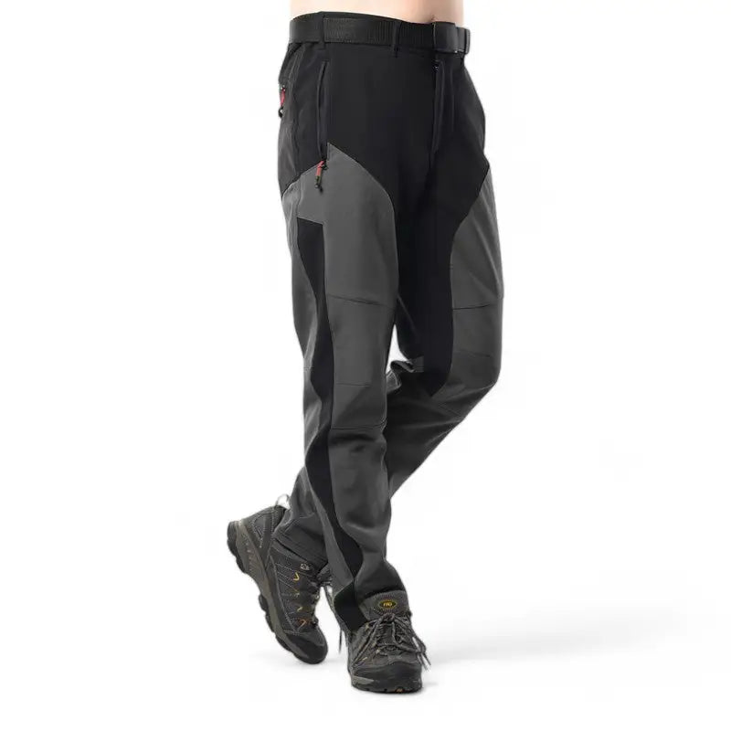 Pantalon randonnée doublé polaire homme