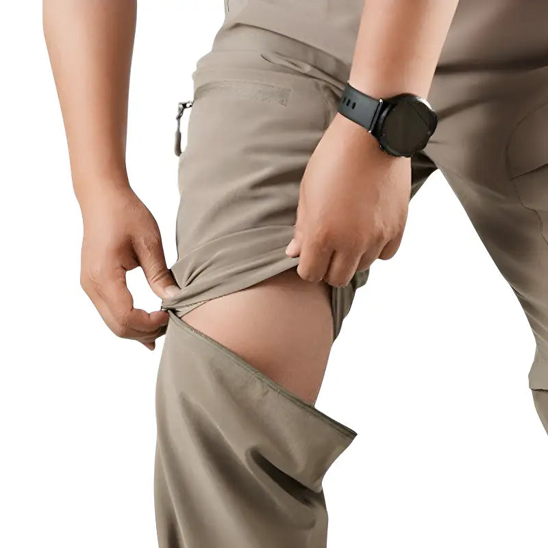 Pantalon randonnée homme beige