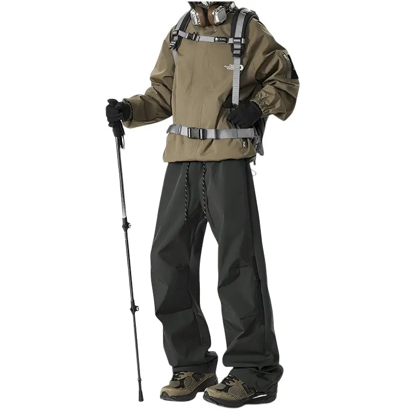 Pantalon trekking gris