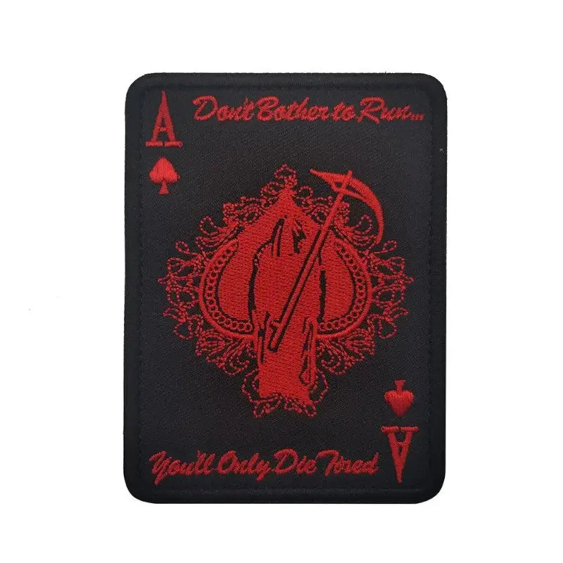 PATCH MILITAIRE - CARTE DE LA MORT