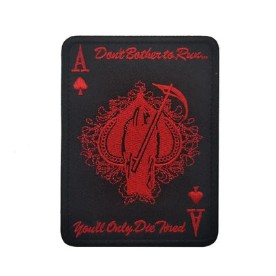 PATCH MILITAIRE - CARTE DE LA MORT