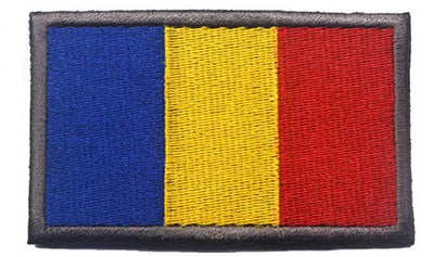 PATCH MILITAIRE - DRAPEAU BRODÉ