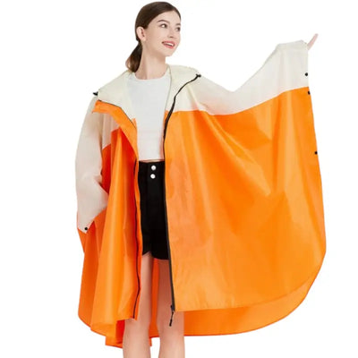 Poncho de pluie femme coupe vent