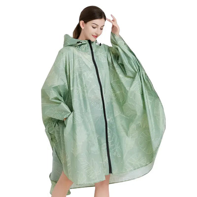 Poncho de pluie femme coupe vent