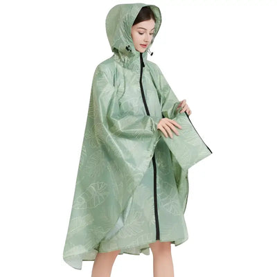 Poncho de pluie femme coupe vent