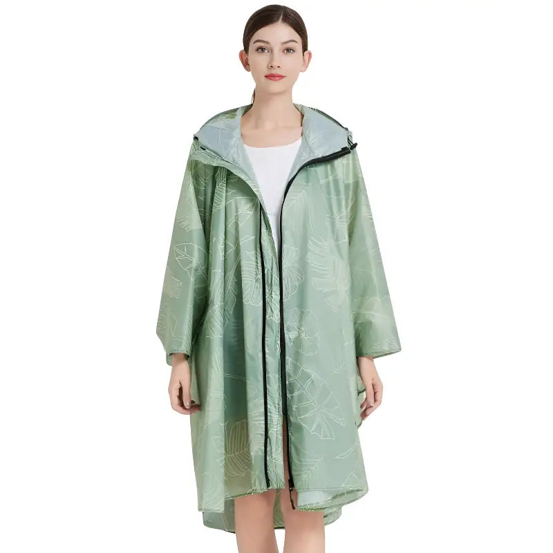 Poncho de pluie femme coupe vent