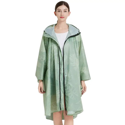 Poncho de pluie femme coupe vent