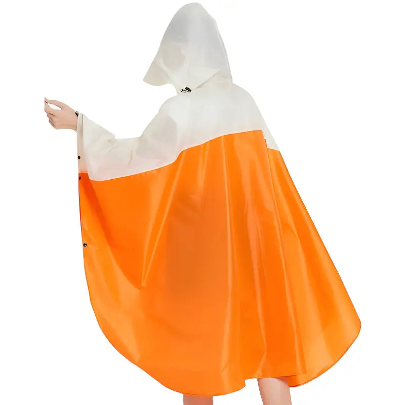 Poncho de pluie femme coupe vent