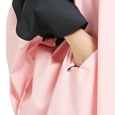 Poncho pluie bicolore