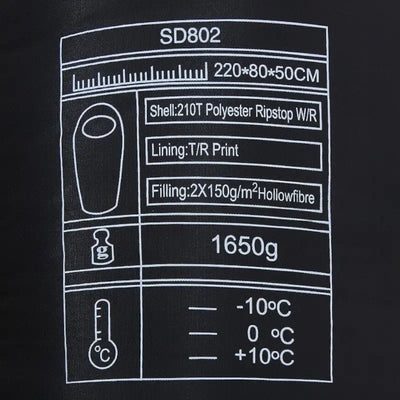 Sac de couchage grand froid 10 dégrés