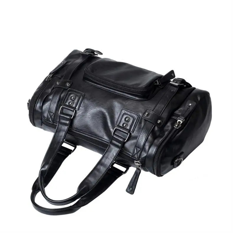 SAC MILITAIRE VINTAGE CUIR ARTIFICIEL SUPÉRIEUR