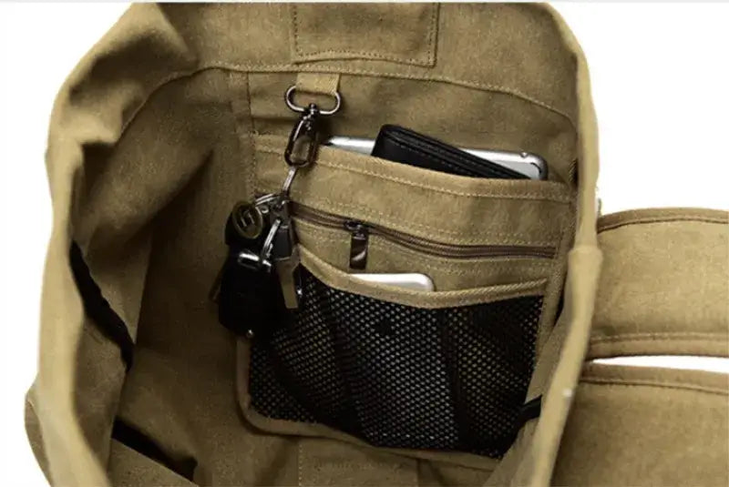 SAC MILITAIRE VINTAGE GRAND ET PETIT