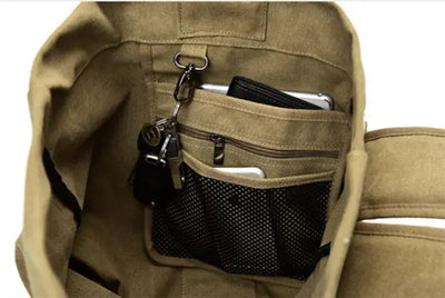 SAC MILITAIRE VINTAGE GRAND ET PETIT