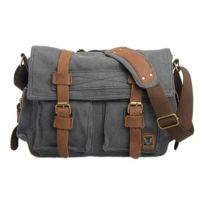 SAC MILITAIRE VINTAGE EN TOILE