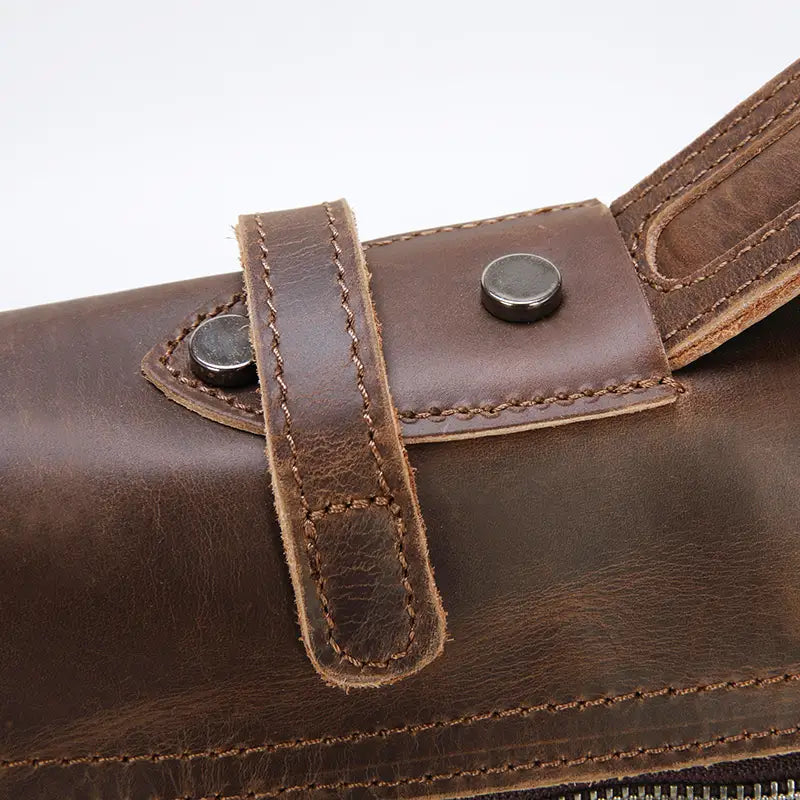 Sacoche militaire cuir