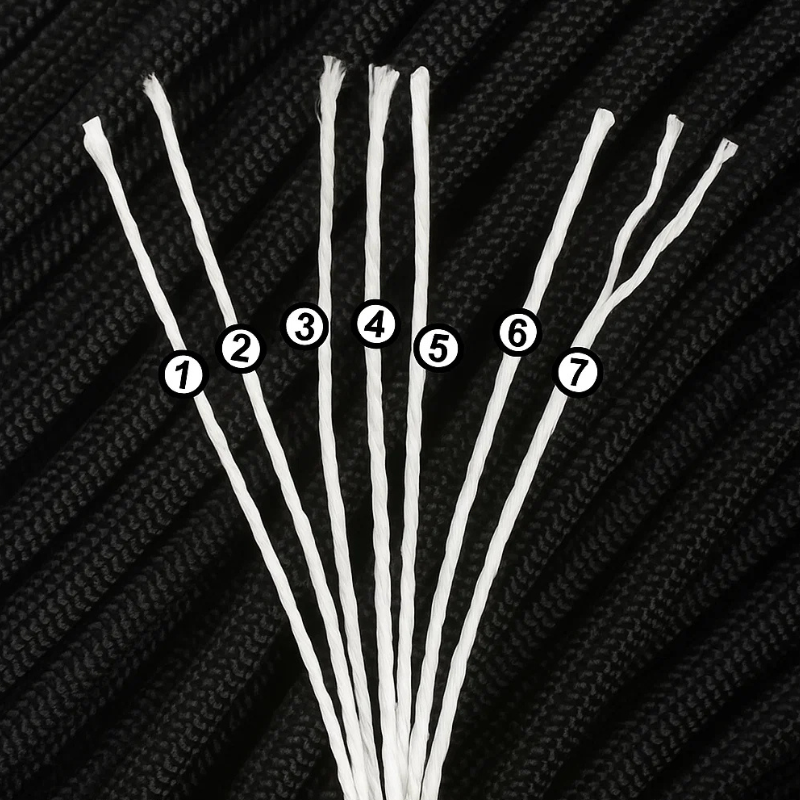 Paracord parachute cord