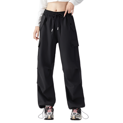 Straight leg cargo trousers womens