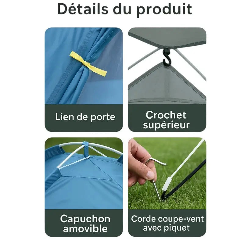 Tente de randonnée 2 places légère