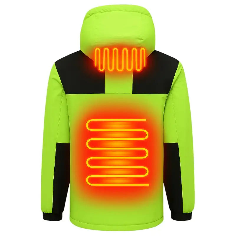 Veste chauffante avec écran digital