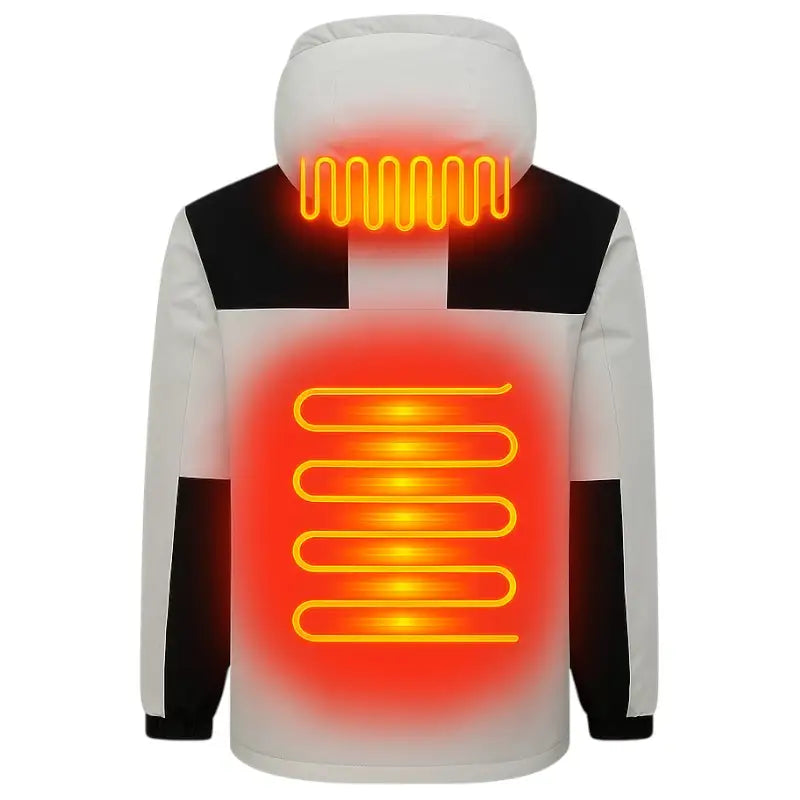 Veste chauffante avec écran digital