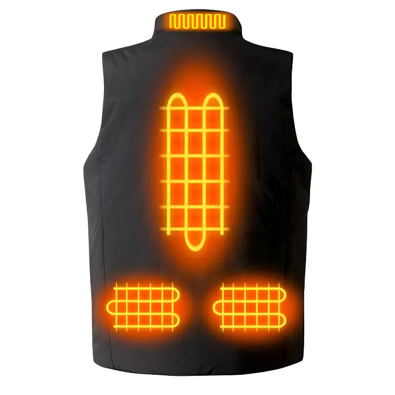 Veste chauffante equitation