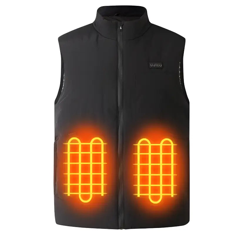 Veste chauffante equitation