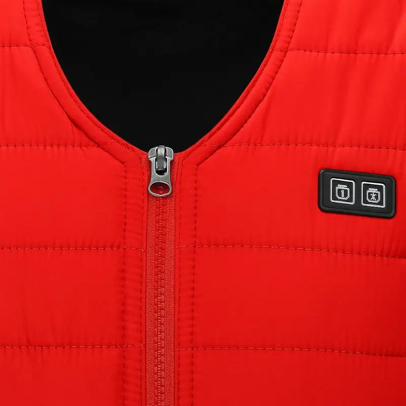 Veste chauffante homme rouge