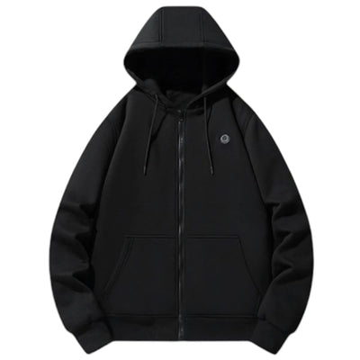 Veste chauffante en molleton avec capuche