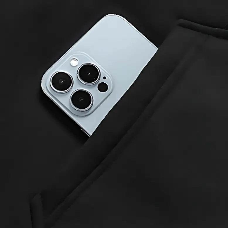 Veste chauffante en molleton avec capuche