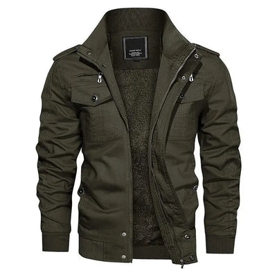 Veste militaire longue homme