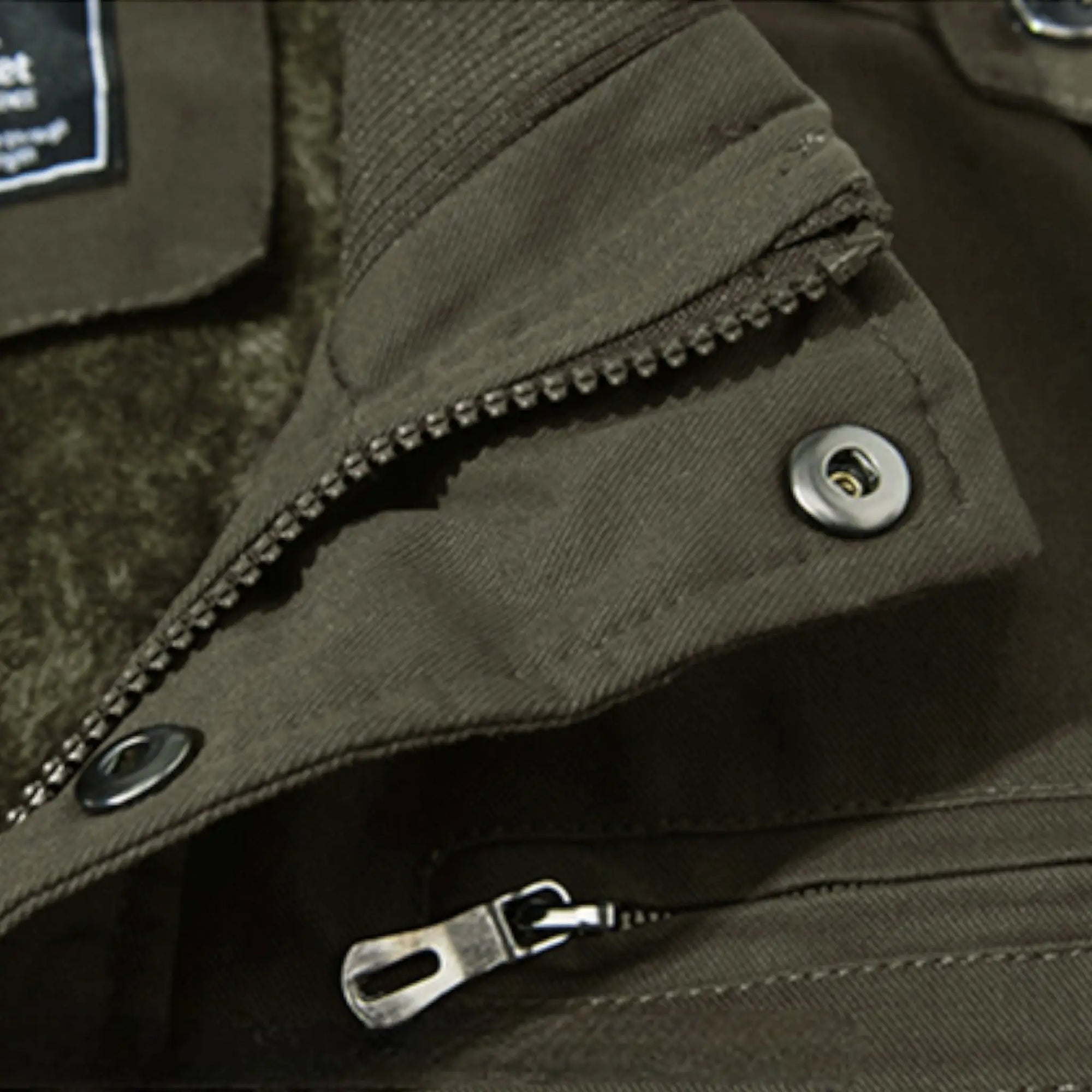 Veste militaire longue homme
