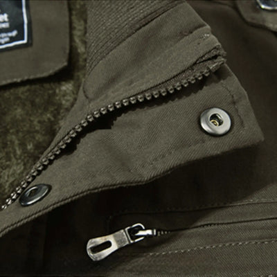 Veste militaire longue homme