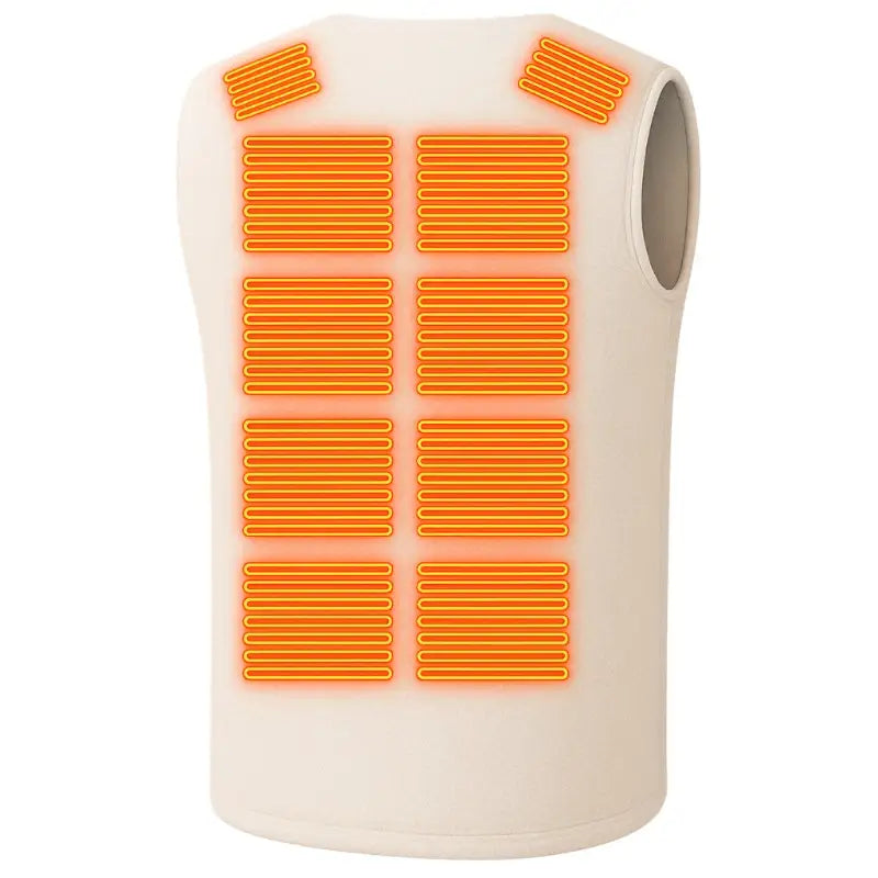 Veste sans manche chauffante