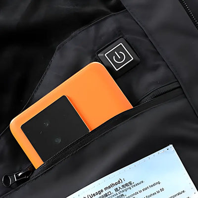 Veste de ski chauffante imperméable