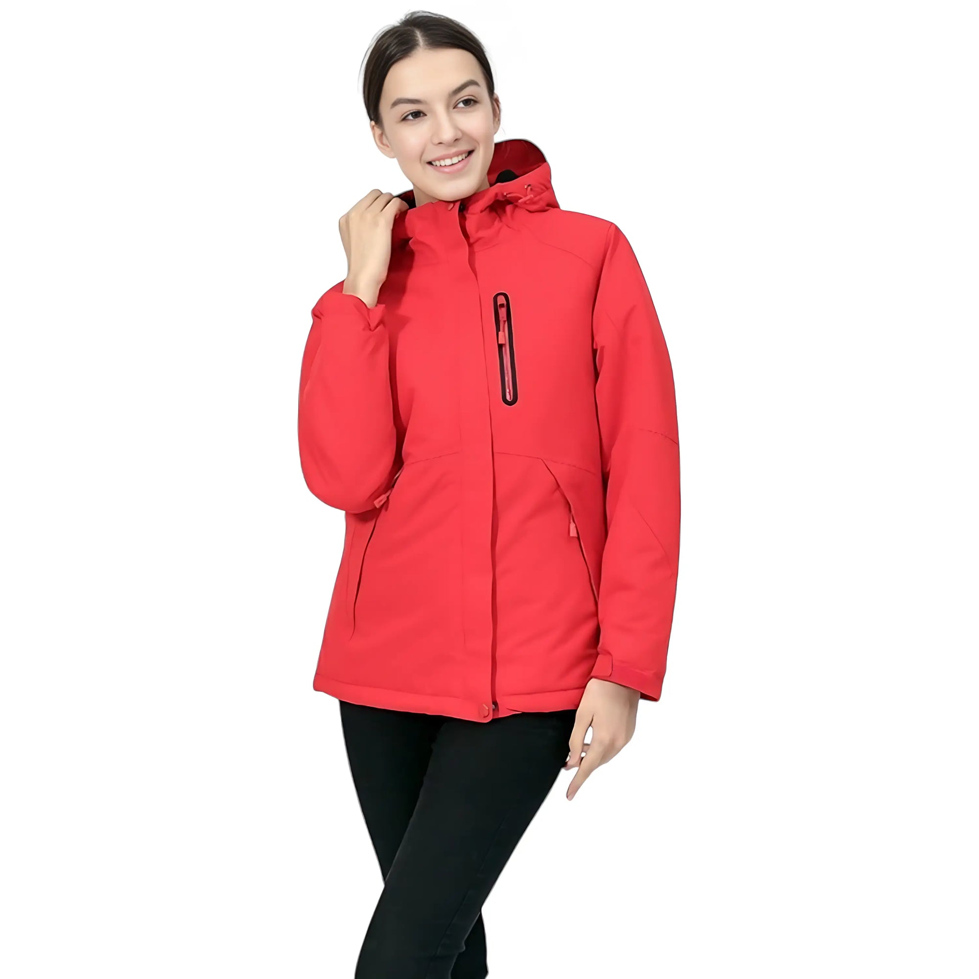 Veste de ski chauffante imperméable