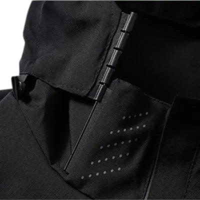 Veste softshell avec capuche amovible imperméable coupe-vent