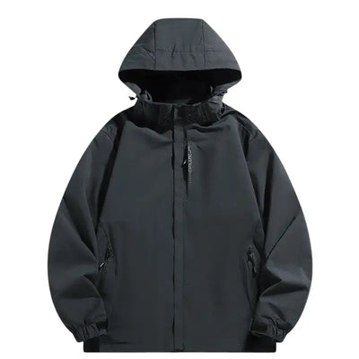 Veste softshell avec capuche amovible imperméable coupe-vent
