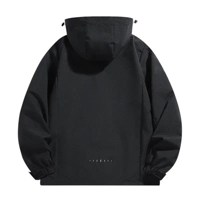 Veste softshell avec capuche amovible imperméable coupe-vent