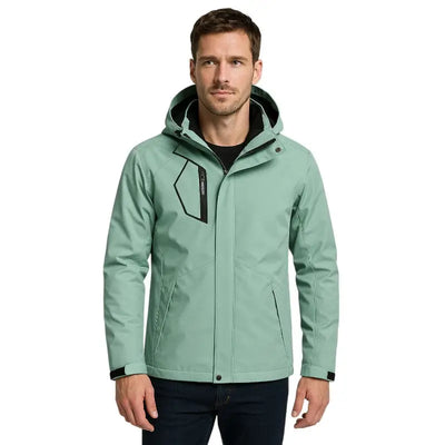 Veste softshell imperméable capuche chaude