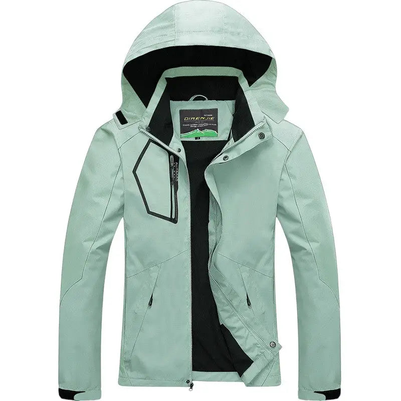 Veste softshell imperméable capuche chaude