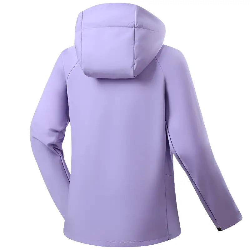 Veste softshell polaire femme chaude avec capuche coupe-vent